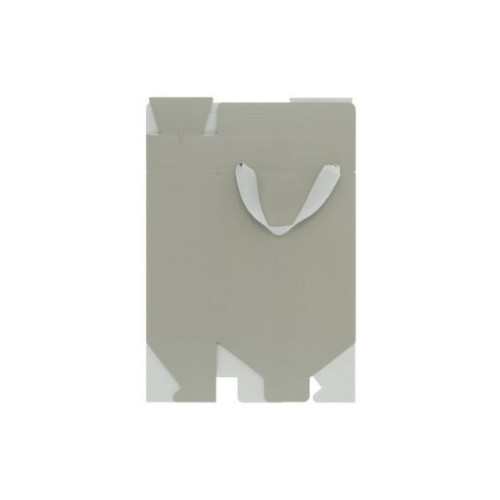 Подарочная коробка-пакет универсальная малая, серая