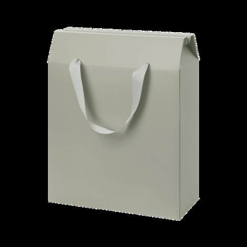 Подарочная коробка-пакет универсальная большая, серая