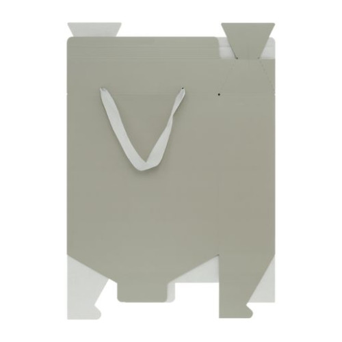 Подарочная коробка-пакет универсальная большая, серая