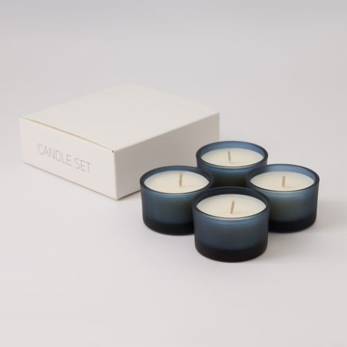 Набор ароматических свечей Сенто (Sento), синий