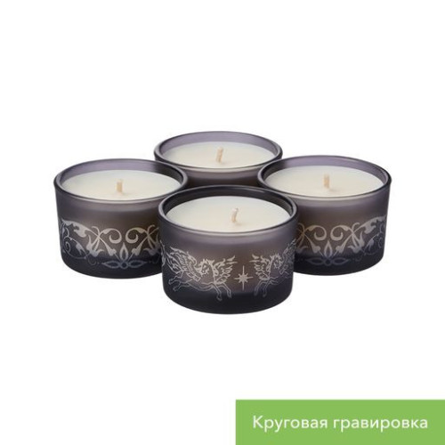 Набор ароматических свечей Сенто (Sento), серый Набор ароматических свечей Сенто (Sento), серый