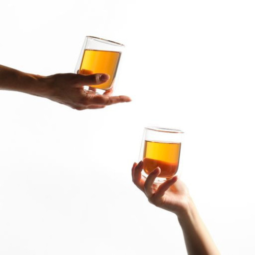 Стакан стеклянный с двойными стенками Лунго (Lungo)