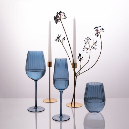 Бокал для шампанского Тоскана (Toscana), синий