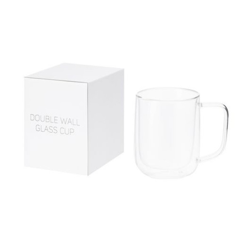 Кружка стеклянная с двойными стенками Виора (Viora)