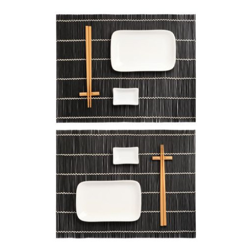 Набор для сервировки суши Токио (Tokyo) (10 предметов), черный